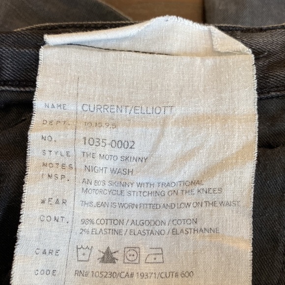 Current Elliot ladies denim in size 24 in night wash shade. - Picture 5 of 12